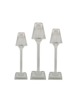Mini Crystal Lamp Shade Candlesticks